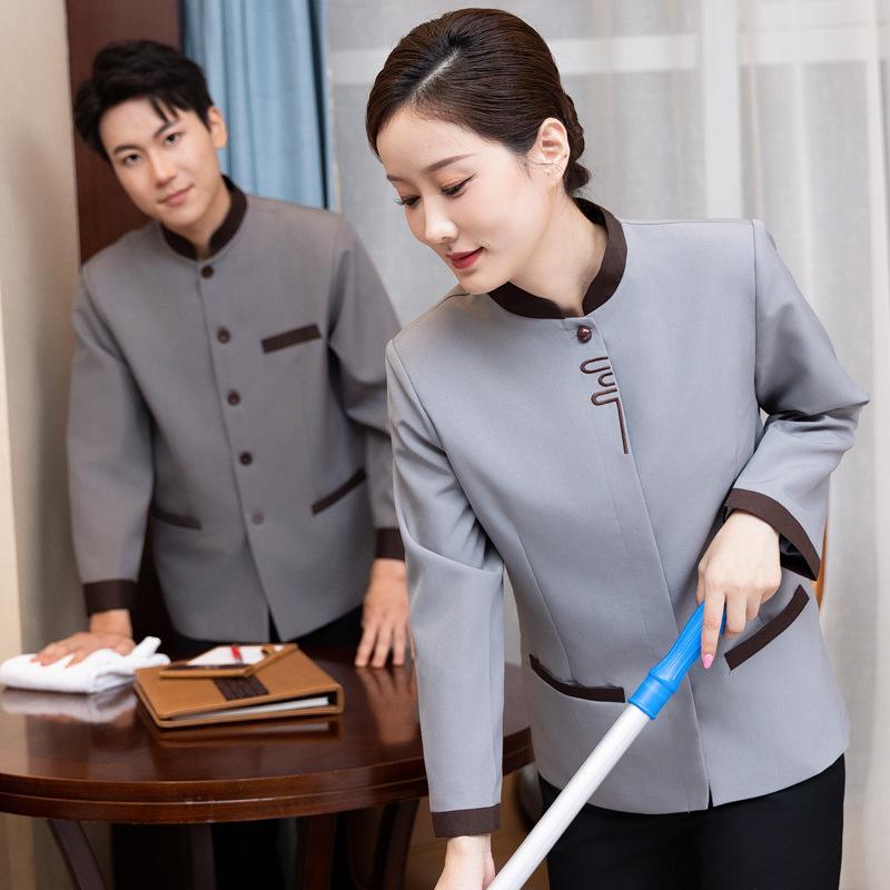 优优物业保洁秋冬工作服 专业设计与实用功能的完美结合